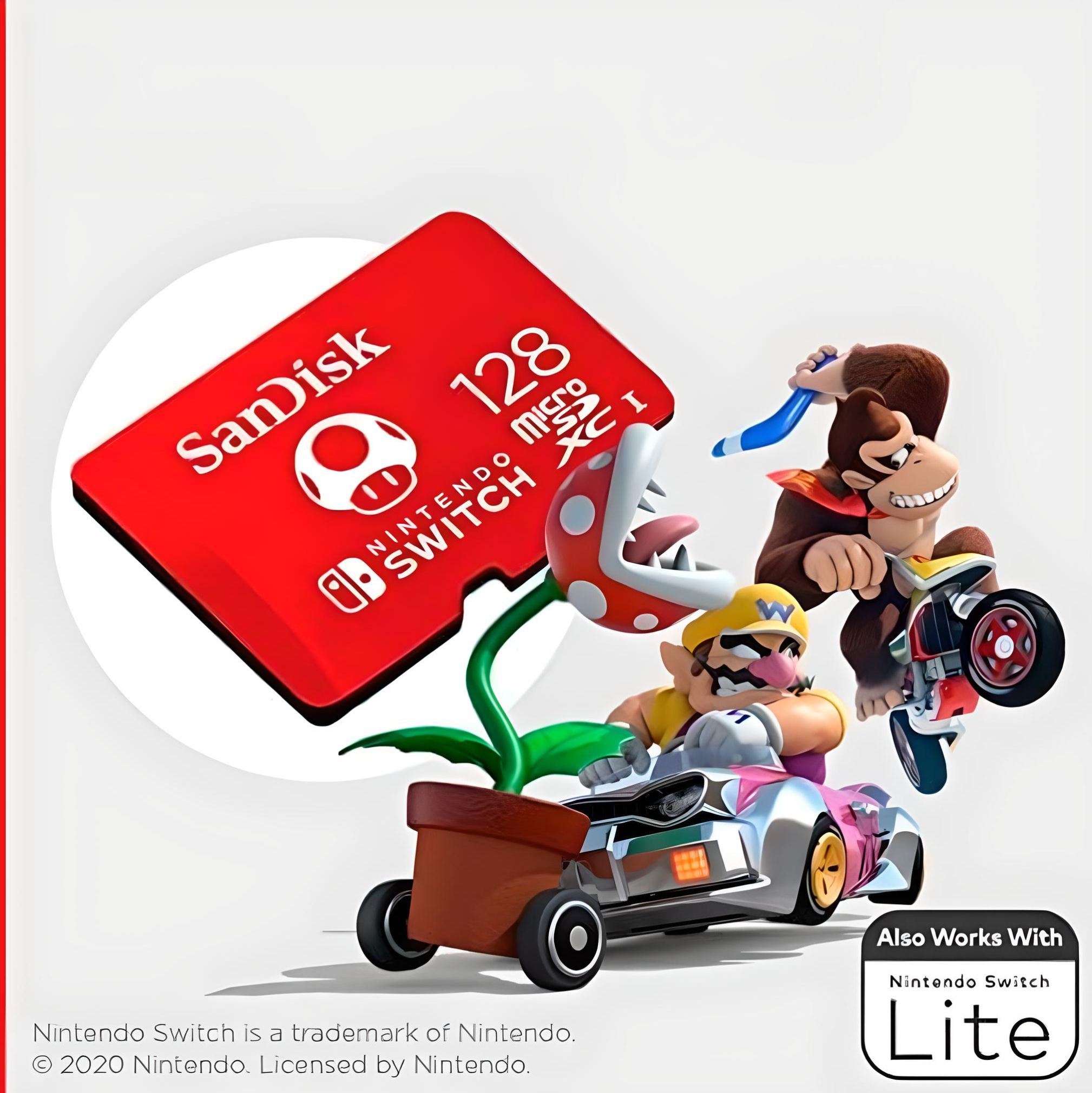 Tarjeta MicroSDXC SanDisk 128GB para Nintendo Switch