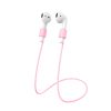 Gancho anti pérdida con correa para AirPods, de silicona suave y flexible.