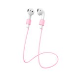 Gancho anti pérdida con correa para AirPods, de silicona suave y flexible.