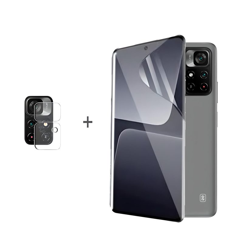 Lamina De Hidrogel Para Xiaomi Mi Poco M4 Pro 5g + Camara Rayo Shop Chile