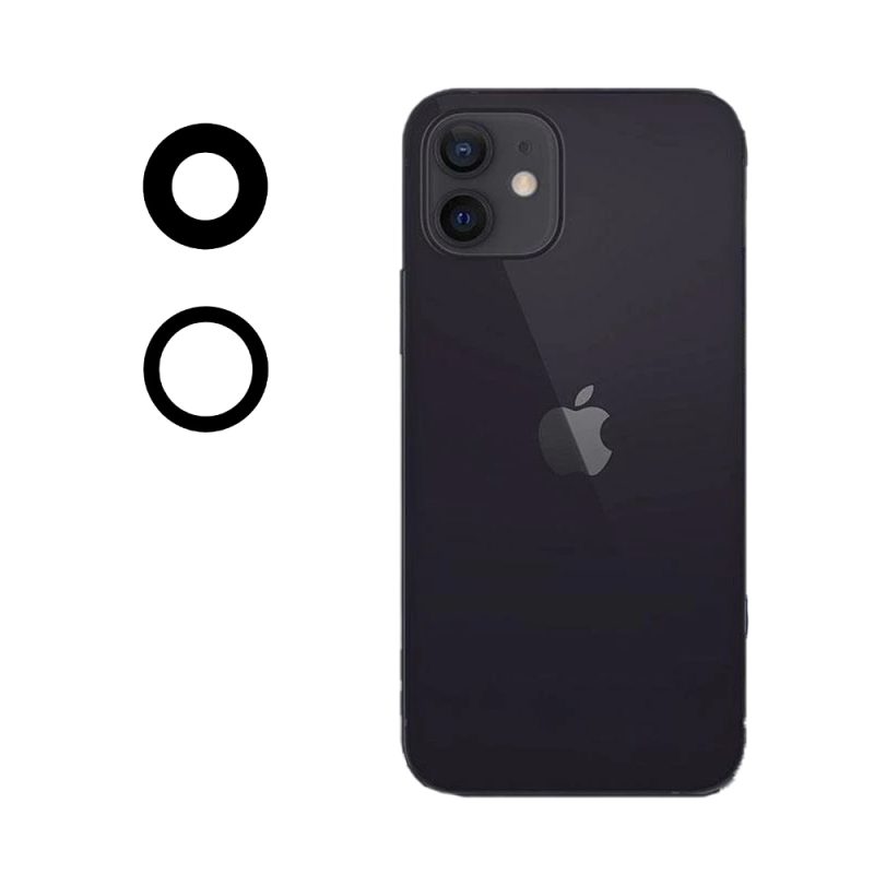 Repuesto de Vidrio para Lente iPhone 12 / 12 Mini Rayo Shop Chile