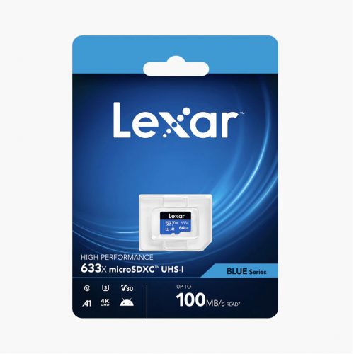 Tarjeta Micro Sd Lexar 128 Gb 100mb/s 633x A1 V30 U3 4k Rayo Shop Chile