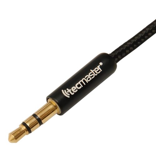 Cable auxiliar premium de 1.8 metros con conector jack 3.5 mm, ideal para una experiencia de audio HIFI sin compromisos