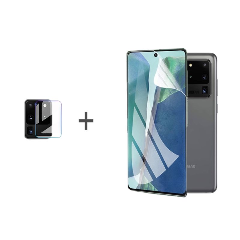 Mica Protectora Hidrogel Smartphone Samsung S20 ultra Rayo Shop Chile