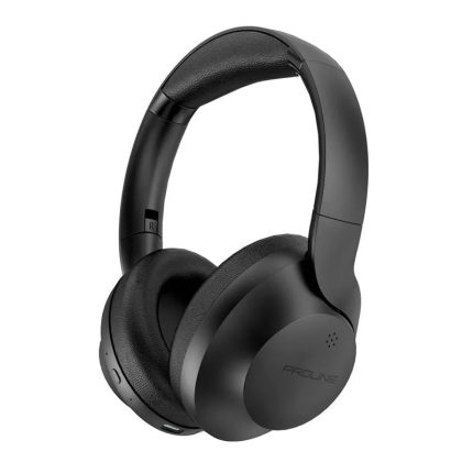 Audifonos Alpha Proline Over-Ear Bluetooth negros: Audífonos inalámbricos con diseño over-ear y tecnología Bluetooth para una experiencia de audio superior.