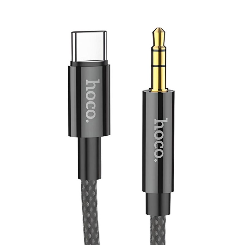 Cable de Audio USB-C a Auxiliar Jack 3.5 mm 1 Metro Hoco - imagen 1