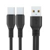 Cable Carga USB a Doble USB-C 0.25 Metros EON