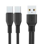 Cable Carga USB a Doble USB-C 0.25 Metros EON - imagen 1