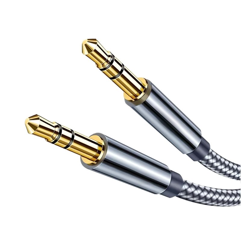 Cable de Audio Auxiliar Jack 3.5 mm a Jack 3.5 mm 1.2 metros - imagen 2