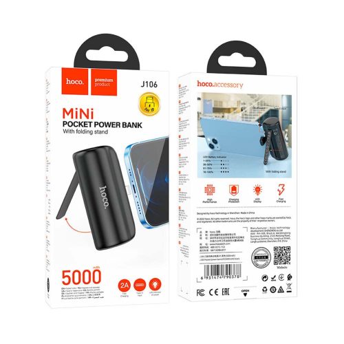Bateria Externa PowerBank 5000Mah Pocket Lightning para Iphone Hoco J106 - imagen 2