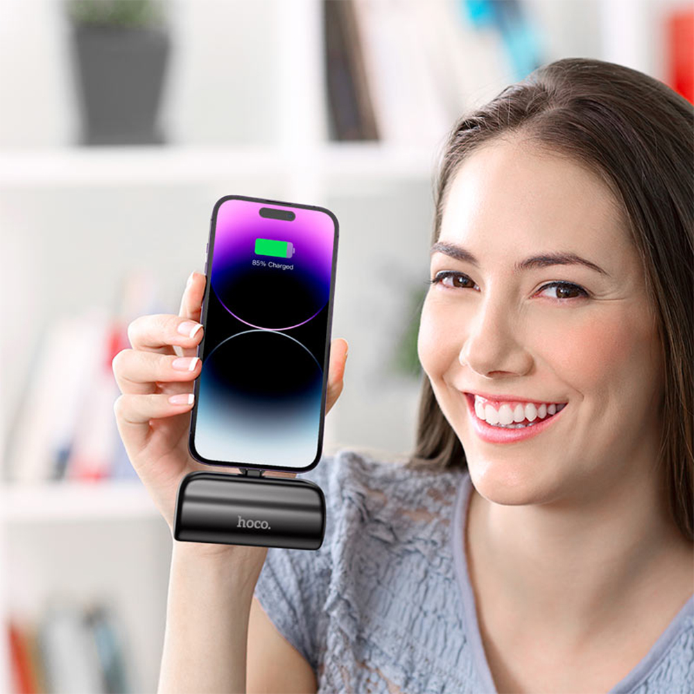 powerbank hoco j106 5000mah compacto usb-c rayoshop chile