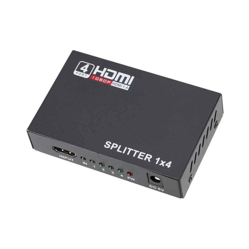 Splitter Amplificador 1x4 HDMI HD Rayoshop Chile