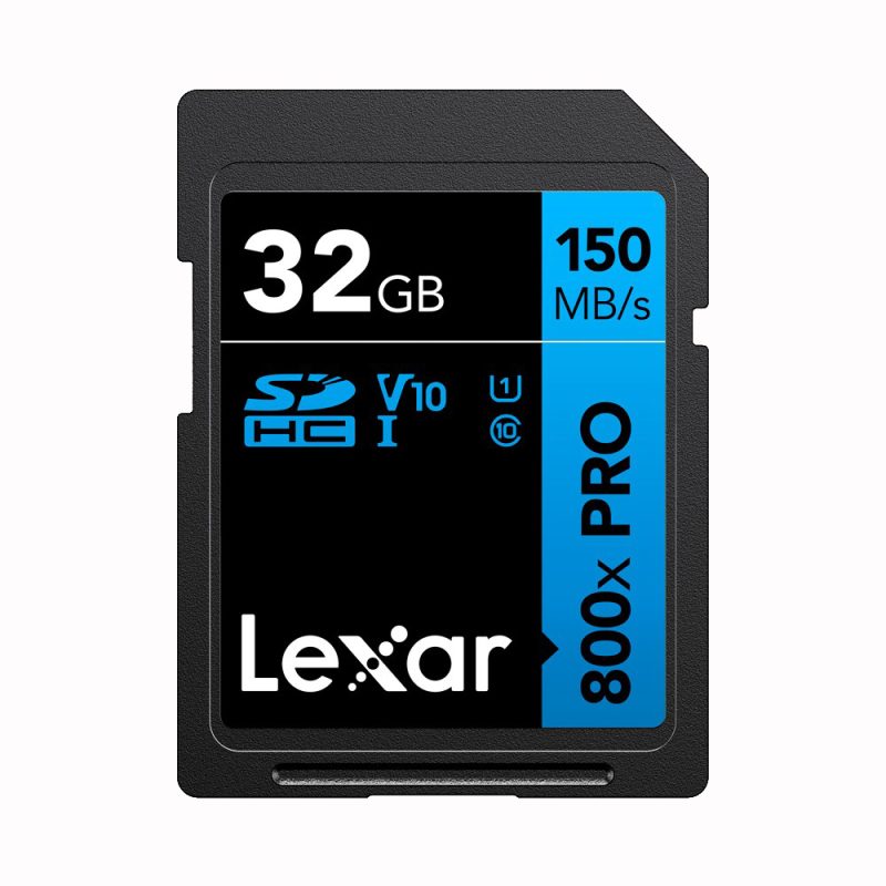 Rendimiento rápido: Tarjeta SD Lexar 800x 32GB - Rayoshop