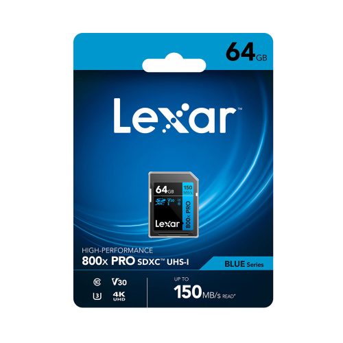 Tarjeta SD Lexar 800x 64GB: La mejor opción para cámaras DSLR y videocámaras