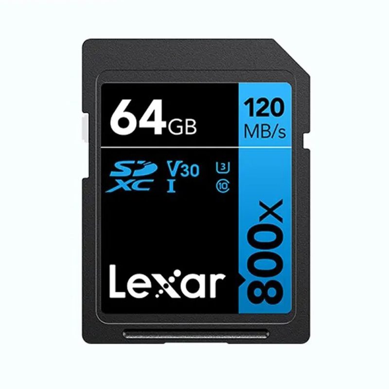 Memoria SD Lexar 800x 64GB: Velocidad y rendimiento para tu cámara
