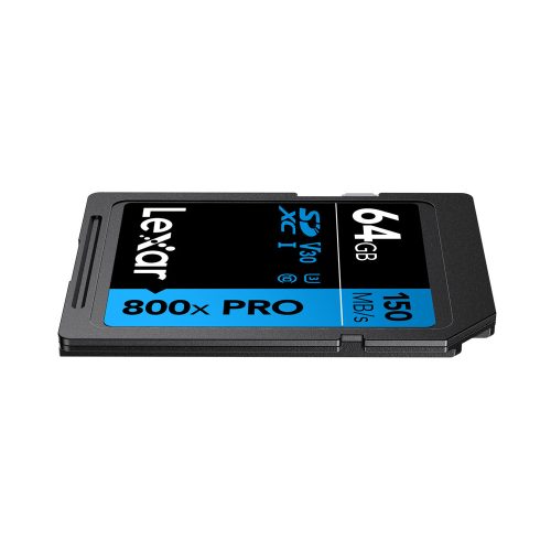 Disfruta de transferencias rápidas y seguras con la tarjeta SD Lexar 800x de 64GB
