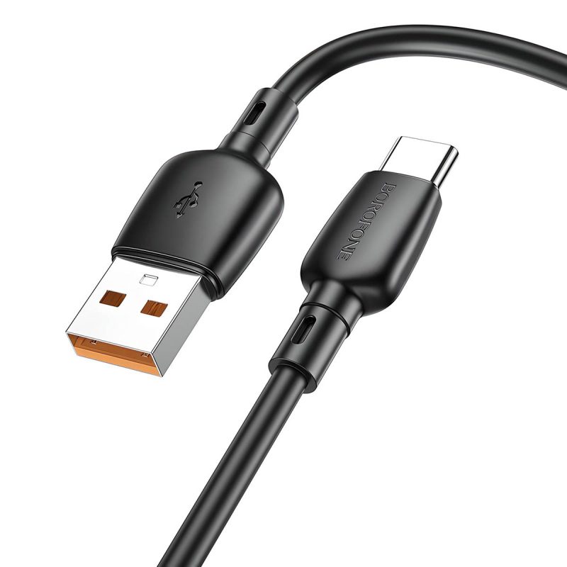 Cable USB-C rápido 100W Borofone, carga tu dispositivo en segundos - rayoshop