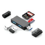 Lector Tarjeta Memoria Micro SD y SD 5 en 1 - USB, USB-C y Micro USB - imagen 2