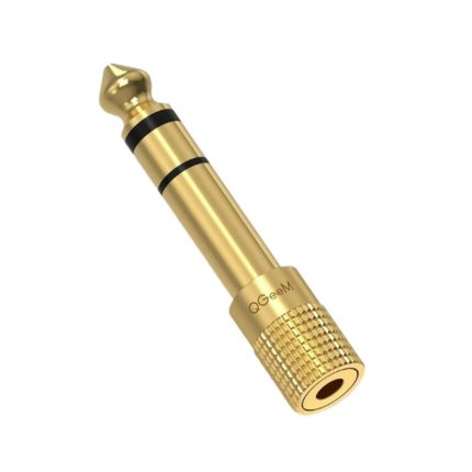 Adaptador jack grande 6.35 mm a pequeño 3.5 mm rayoshop