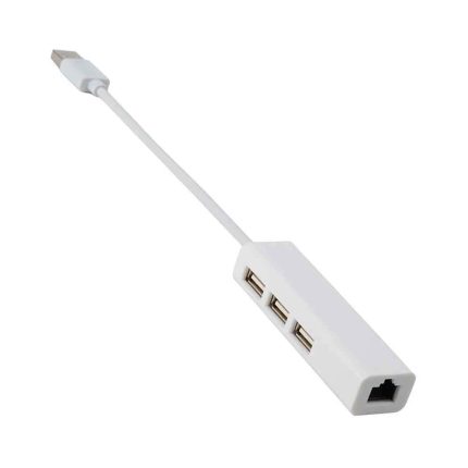 Conector Ethernet USB 100 Mbps 4 Puertos USB Rayoshop