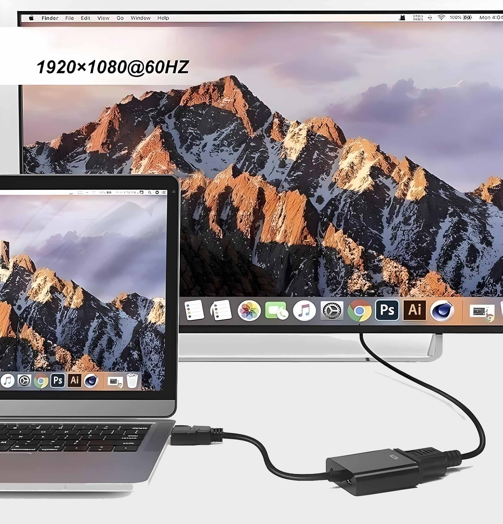 Cable adaptador HDMI a VGA Rayoshop, envío a Chile