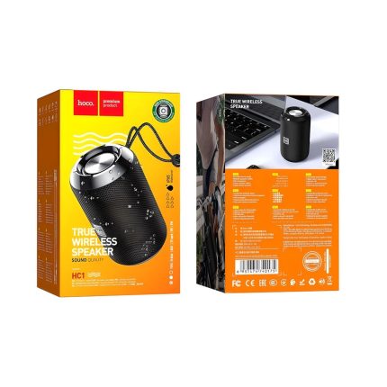 Parlante Hoco HC1 Bluetooth deportivo, negro, Rayoshop Chile