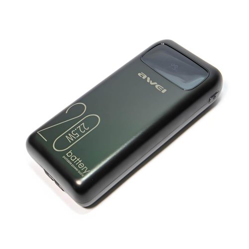 Power Bank Awei P169K, 20000mAh, diseño compacto, venta en Rayoshop Chile.