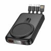 Batería portátil Hoco J135 con múltiples cables, oferta en RayoShop