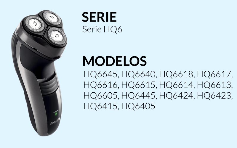 CH050-RY001 Repuesto Cuchilla para Philips Series HQ3 HQ4 HQ56 (11)