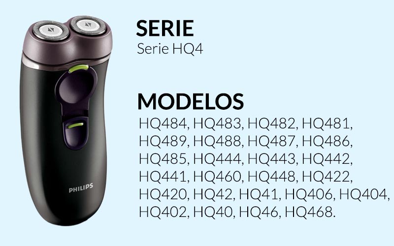 CH050-RY001 Repuesto Cuchilla para Philips Series HQ3 HQ4 HQ56 (7)