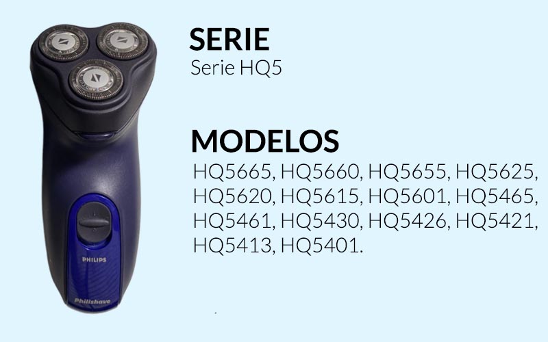 CH050-RY001 Repuesto Cuchilla para Philips Series HQ3 HQ4 HQ56 (9)