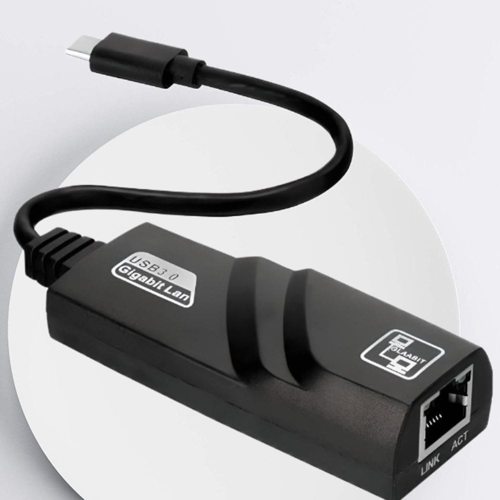 Adaptador USB-C para conexión estable RJ45 rayoshop