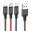 Cable cargador múltiple resistente Hoco X76 rayoshop