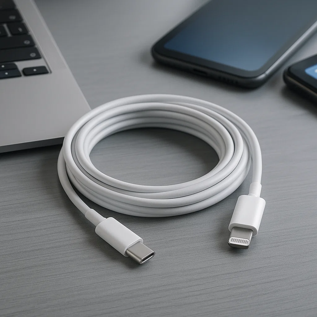 Cable carga rápida iPhone 1m USB-C a Lightning Rayoshop