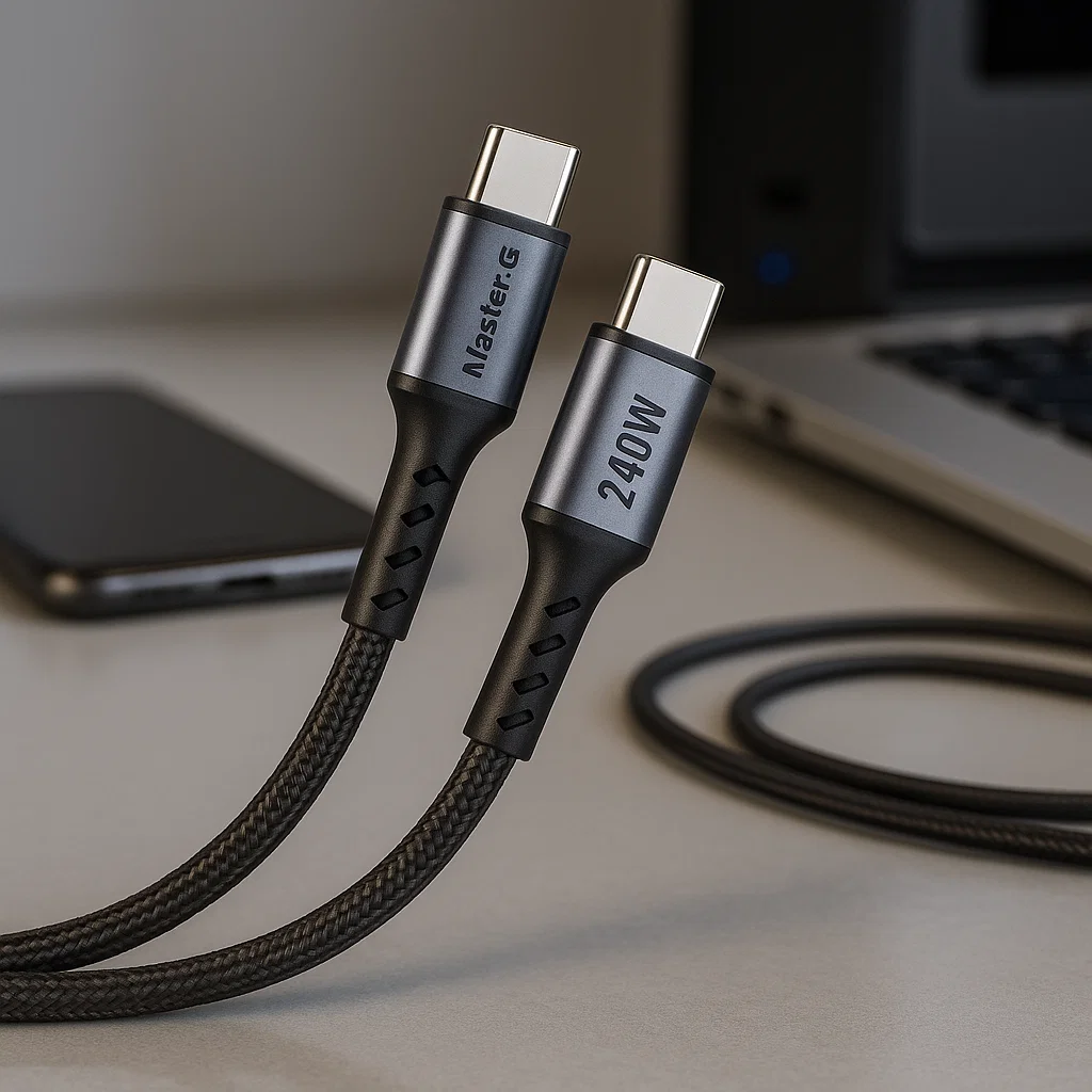 Cable USB-C a USB-C carga ultra rápida 240W MasterG Rayoshop