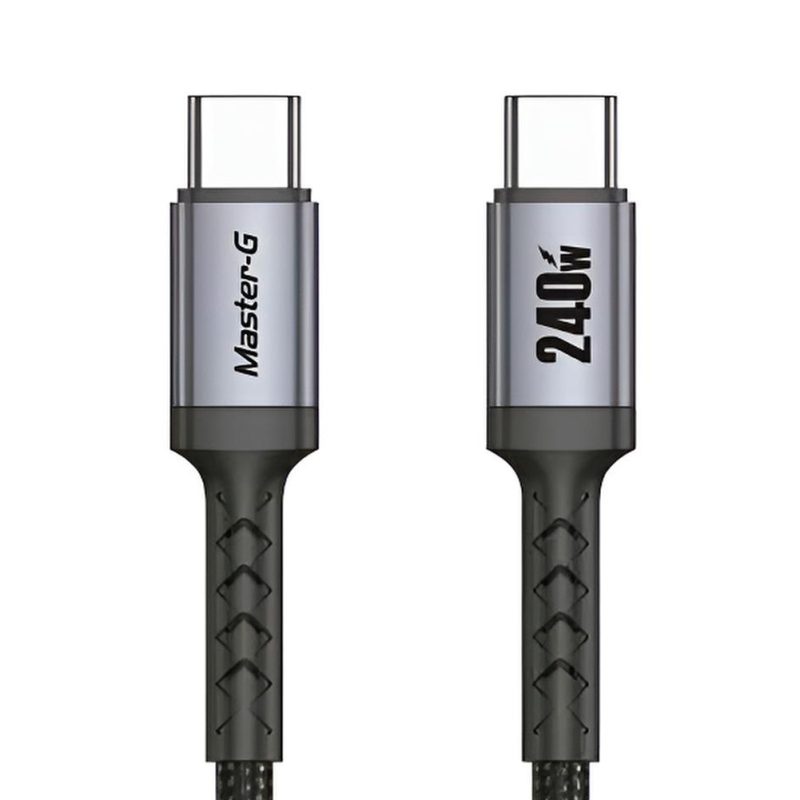 Cable Power Delivery USB-C 240W MasterG Rayoshop Chile
