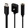 cable usb-c a jack 3.5 mm y usb-c 15 cm eon rayoshop
