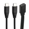 Cable USB-C hembra a doble USB-C macho 30 cm Rayoshop