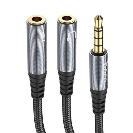 divisor auriculares jack 3.5mm 2 en 1 rayoshop
