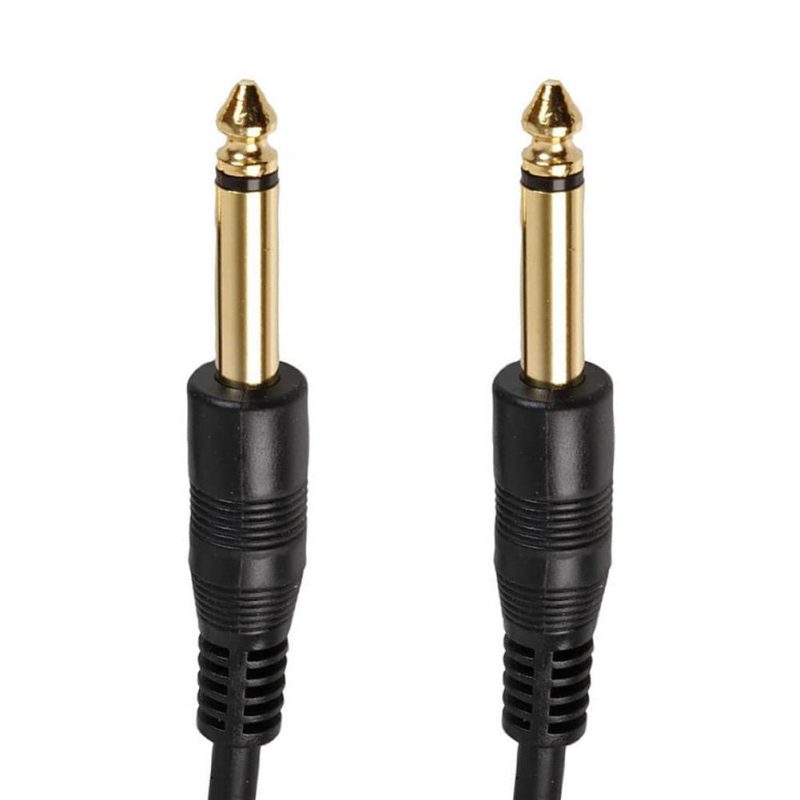 Cable jack 6.35mm a jack 6.35mm 5 metros Rayoshop