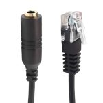 Cable RJ9 a Jack 3.5mm 20cm uso profesional Rayoshop