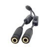 Cable divisor auriculares con control volumen rayoshop