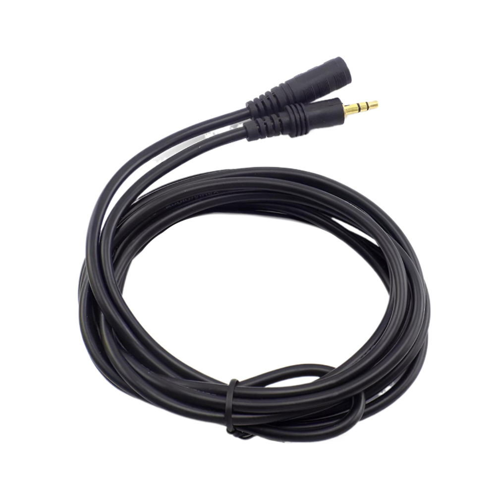 CB029-RY007 CABLE JACK 3.5MM MACHO A HEMBRA 5 METROS (6) Cable auxiliar largo 3.5mm Rayoshop Chile