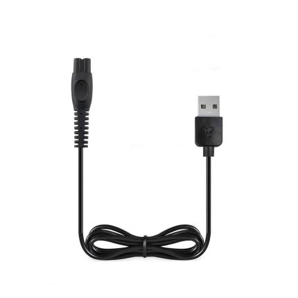 Cable cargador USB a Philips A00390 Segunda Generación (5V / 1A). Diseñado para afeitadoras y recortadoras Philips más recientes (2021–2024).