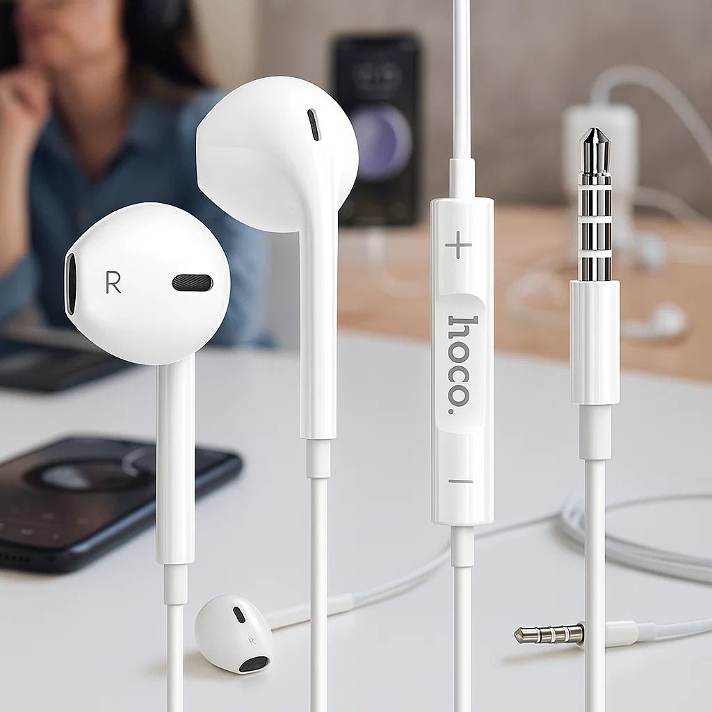 Auriculares Hoco M101 con cable jack 3.5 mm Rayoshop