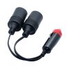 Splitter encendedor vehicular doble puerto rayoshop
