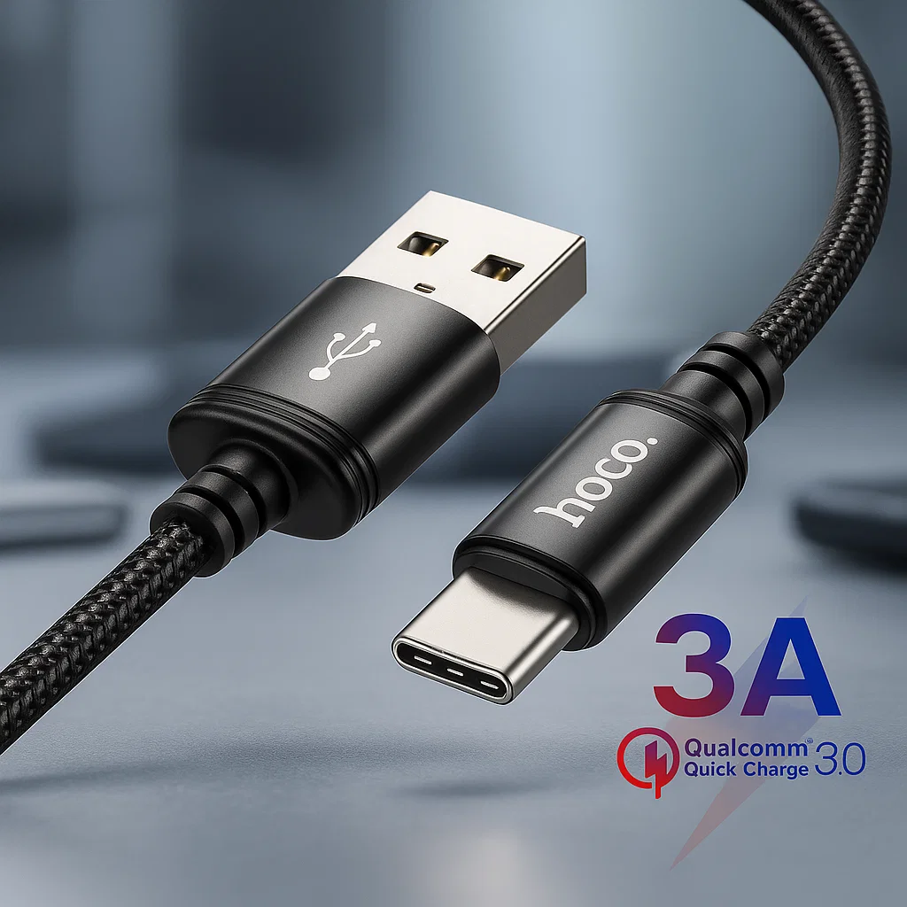 Cable carga y datos USB a USB-C Hoco X89 Rayoshop Chile