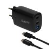 Cargador USB-C 65W compatible con notebook y celulares Rayoshop