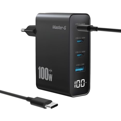 Cargador alta potencia 100W con cable USB-C incluido rayoshop