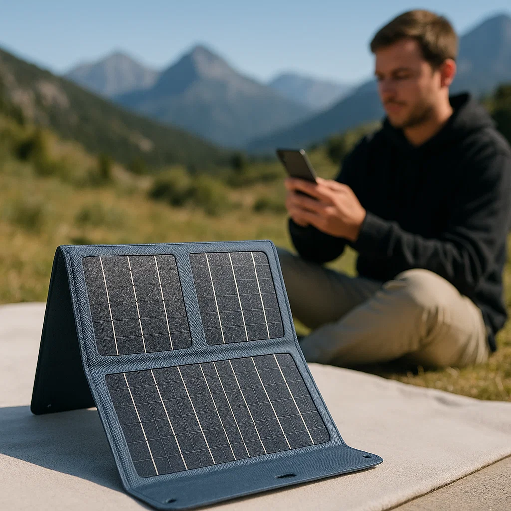 Cargador solar USB ideal para emergencias rayoshop